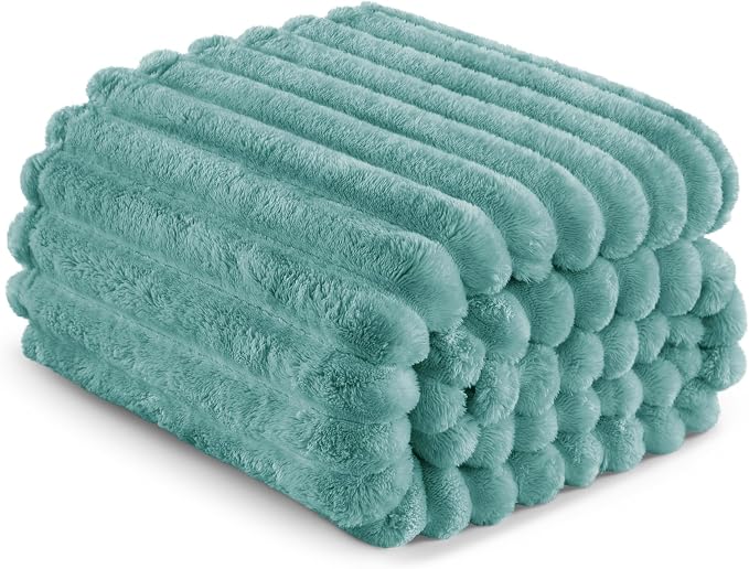Exclusivo Mezcla Striped Twin Size Fleece Blanket - Image 8