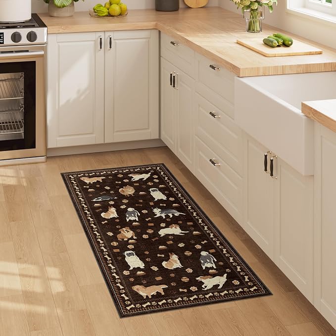 DUKINO 2x4 Rug Runner, Washable Dog Bathroom Rug Soft Non Slip, Non-Shedding - Image 7