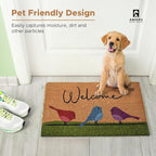 Coir Welcome Mat, Colorful Birds, 17 x 29 in | 100% Natural Coir, Anti-Shedding - Image 7