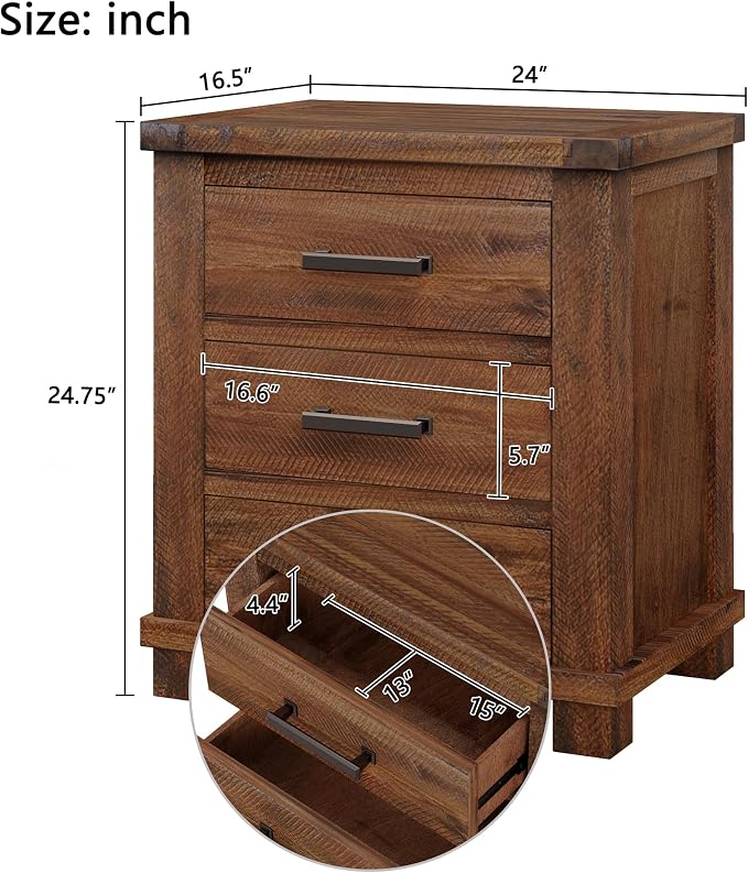 Knocbel Farmhouse Nightstand - Image 2