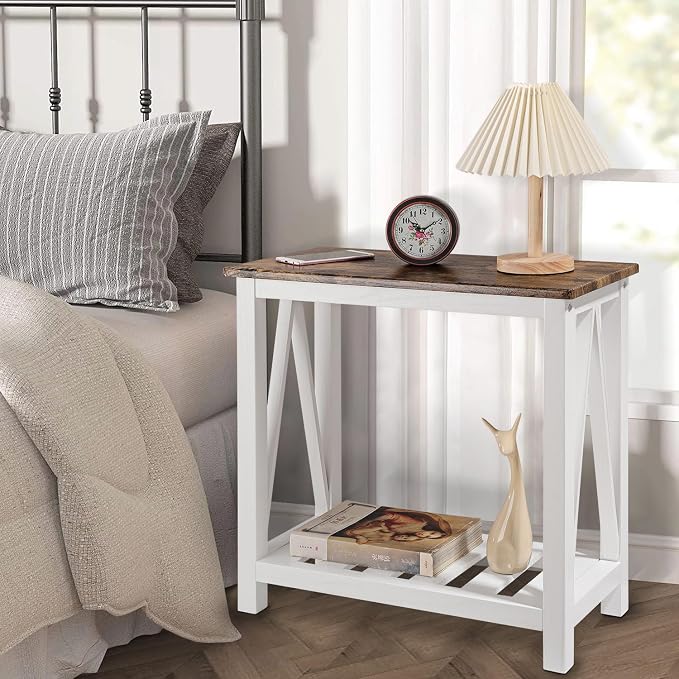 Narrow End Table Rectangular Side Tables - Image 6