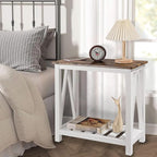 Narrow End Table Rectangular Side Tables - Image 6