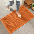 Sturdy Front Door Mat, Absorbent Muddy Dirt Resist Welcome Door Mats Outdoor by HIYARD