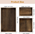 3-Piece Wooden Serving Tray Set - Image 5