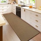 Kitchen Runner Rug Non Slip Hallway Runner Washable Dark Brown 2x6 ft | Boho by YDKGL