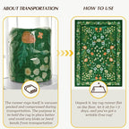 Area Rug for Living Room, Non-Slip Vintage Carpet for Home Office Nursery - Image 7