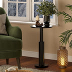 LAATOOREE Small Round Side Tables Set of 2, Drink Tables, Accent Coffee Tables - Image 2