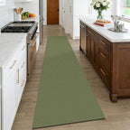 KOZYFLY Cotton Runners Rugs for Hallway 2.5'x10', Washable Runner Rug, Woven - Image 2