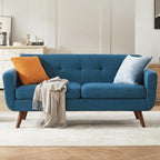 Tbfit 65" W Loveseat Sofa, Mid Century Modern Decor Love Seat Sofas and Couches by TBfit