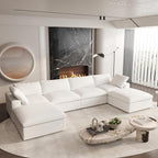 Cloud Modular Sectional Sofa Couch, Oversized U Shaped Couch 6 Seater - Image 3