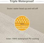 Favoyard Patio Chair Cushions 19 x 19 x 3 Inch Waterproof Outdoor Seat Cushions - Image 4