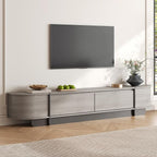 Coffee Table and TV Stand Set of 2, 76.4'' Modern TV Console，Entertainment - Image 2