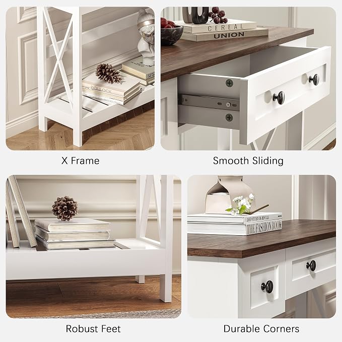 39.4" Farmhouse Console Table - Image 6