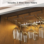 55 Inch Fluted Wine Bar Cabinet, Liquor Cabinet - Image 7