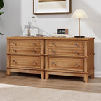 Merax 27.3 Inch Solid Wood Nightstand, Mid Century Modern Night Stand - Image 5