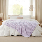 Bedsure Soft Throw Blanket for Couch Decor Gifts Lavender Fog 50"x70" | - Image 9