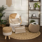 REDEARTH Round Pouf Ottoman - Image 9
