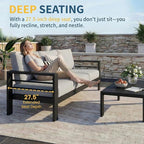 Solaste Aluminum Patio Furniture Set - Image 5