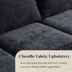 Karl home 111" Sectional Sofa U-Shaped 4-Seat Couch - Image 3