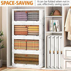 YFXCVSL 4 Tier Plastic Storage Bins - Image 6