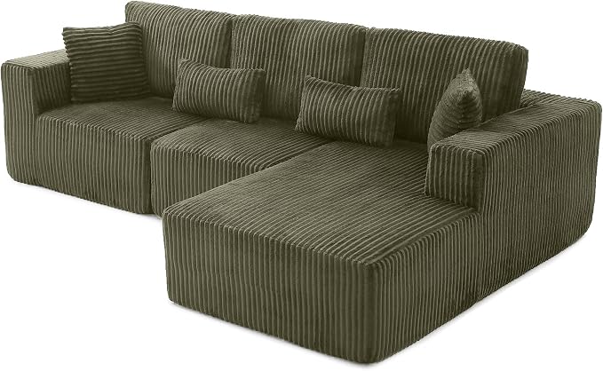 L Shaped Modular Boneless Sectional Couches - Image 5