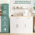 Shintenchi Modern Farmhouse Sideboard Buffet Cabinet - Image 4