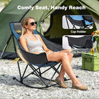 SUNNYFEEL Oversized Rocking Camping Chair, Fully Padded Patio Chair - Image 4