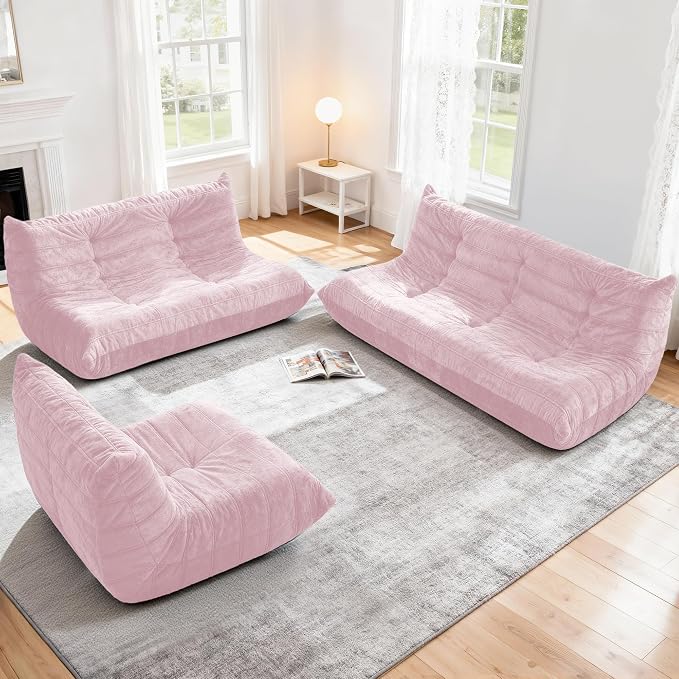 Bean Bag Loveseat Chair Big Sofa Beanbag Chair - Image 8