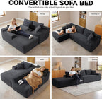 108 Inch Cloud Sectional Couch, Modern Modular Sectional Sofa - Image 3