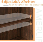 AMERLIFE Farmhouse 63" Buffet Sideboard Cabinet - Image 8