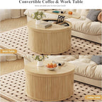 Easyego Lift Top Coffee Table for Small Spaces, 31.5" Mid-Century Modern Wooden - Image 5