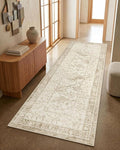 GarveeHome Vintage Beige Non-Slip Washable 2x6 Kitchen Runner Hallway Rug by GarveeHome