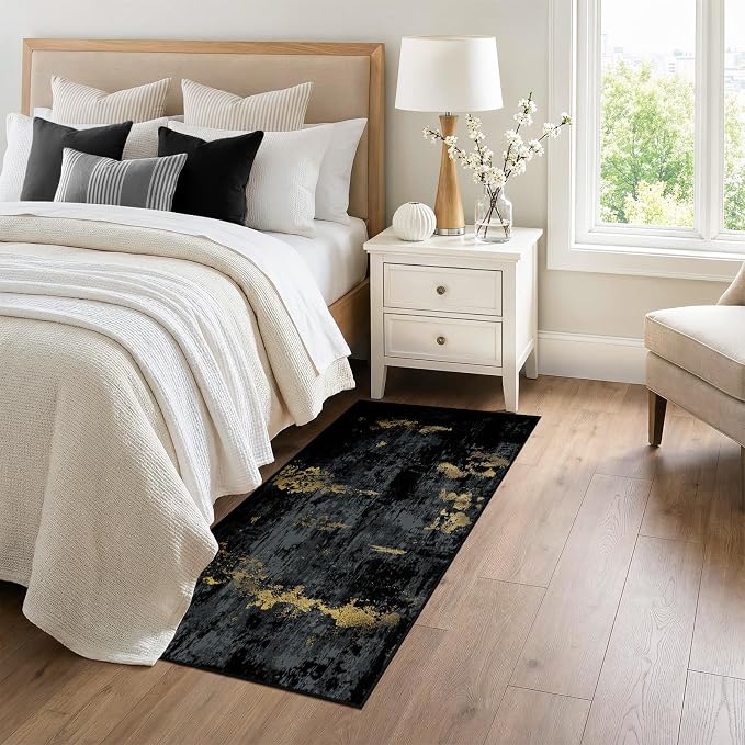 RELEANY Washable Runner 3'x6' Abstract Area Rug - Image 3