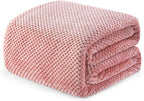 Exclusivo Mezcla Soft Waffle Fleece Bed Blanket King Size, Cozy Flannel by ExclusivoMezcla