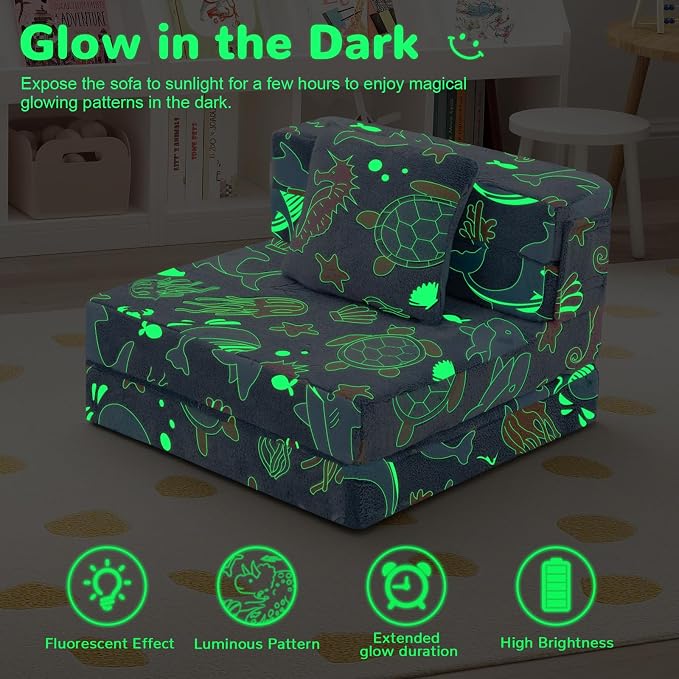 MeMoreCool Foldable Futon Chair Bed - Image 8