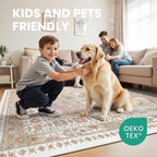 8x10 Area Rugs for Living Room, Large Washable Rug, Dining Room, Low Pile - Image 7