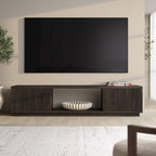Henn&Hart Fluted TV Stand for TVs up to 78" - Image 3