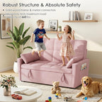 54'' Sleeper Sofa Bed, Convertible Pull Out Couch Futon - Image 8