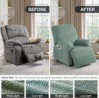 Timeles Recliner Covers Extra Wide Recliner Chair Cover Reclining Sofa - Image 4