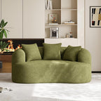 68.5" Loveseat Sofa for Living Room, Modern Luxury Plush Chenille Extra Deep - Image 3