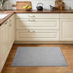 2x3 Grey Area Rug Washable Non-Slip Soft Thin - Image 3
