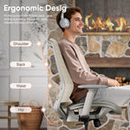 ELABEST Mesh Office Chair, Ergonomic Computer Desk Chair, Sturdy Task Chair- - Image 6