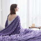 NEWCOSPLAY Fleece Clouds Cozy King Blanket - Image 3
