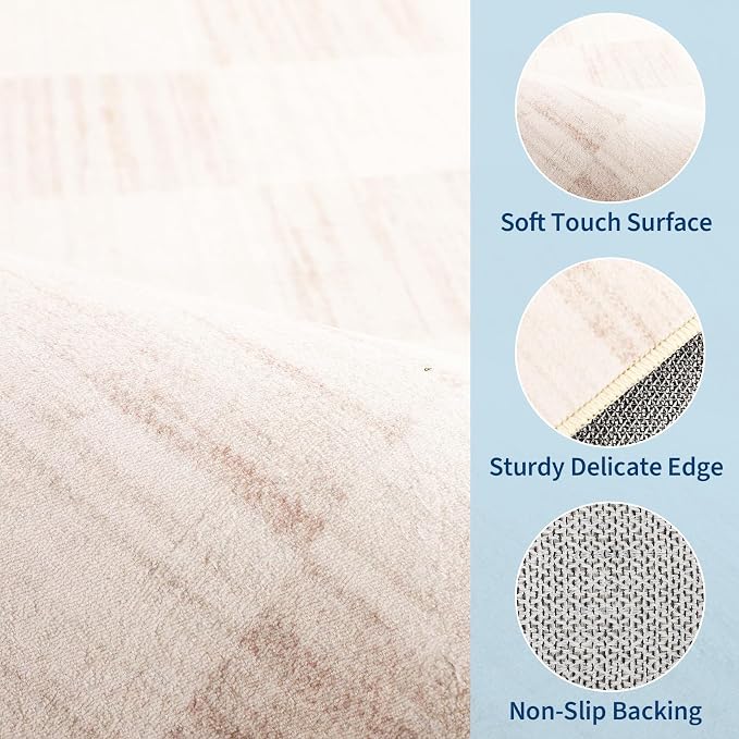 GarveeHome 2.5x8 Checkered Kitchen Runner Rug - Image 4