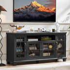 SAVOR LIFE Large Black Sideboard Buffet Cabinet - Image 5