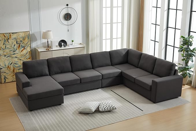 Ball & Cast 147" L-Shaped Sectional Couches - Image 7