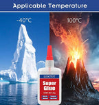 Super Glue with Brush Applicator & Nozzle, 3D Printer Thick Glue - Image 5