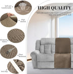 100% Waterproof Sectional Recliner Couch Covers - Image 5
