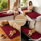 Couch Cover for Dogs, Washable Non Slip Plush Flannel Sofa Protector | Thick - Image 4
