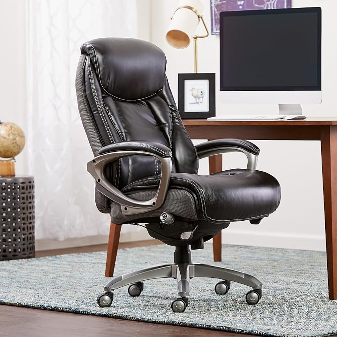 Serta Lautner Executive Home Office Desk Chair, Ergonomic High-Back - Image 2